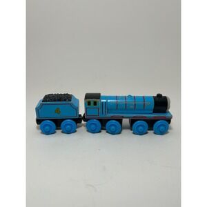 Thomas & Friends Wooden Railway Gordon the Big Blue Engine & No 4 Tender Train